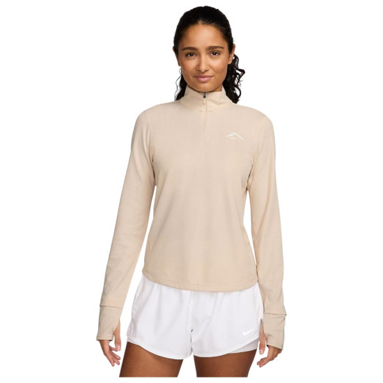 Nike Γυναικεία μακρυμάνικη μπλούζα Trail Dri-FIT 1/4-Zip Running Mid-Layer Top Nike Γυναικεία μακρυμάνικη μπλούζα Trail Dri-FIT 1/4-Zip Running Mid-Layer Top